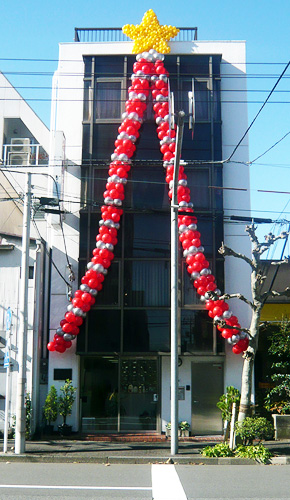 弊社ビル　クリスマス装飾